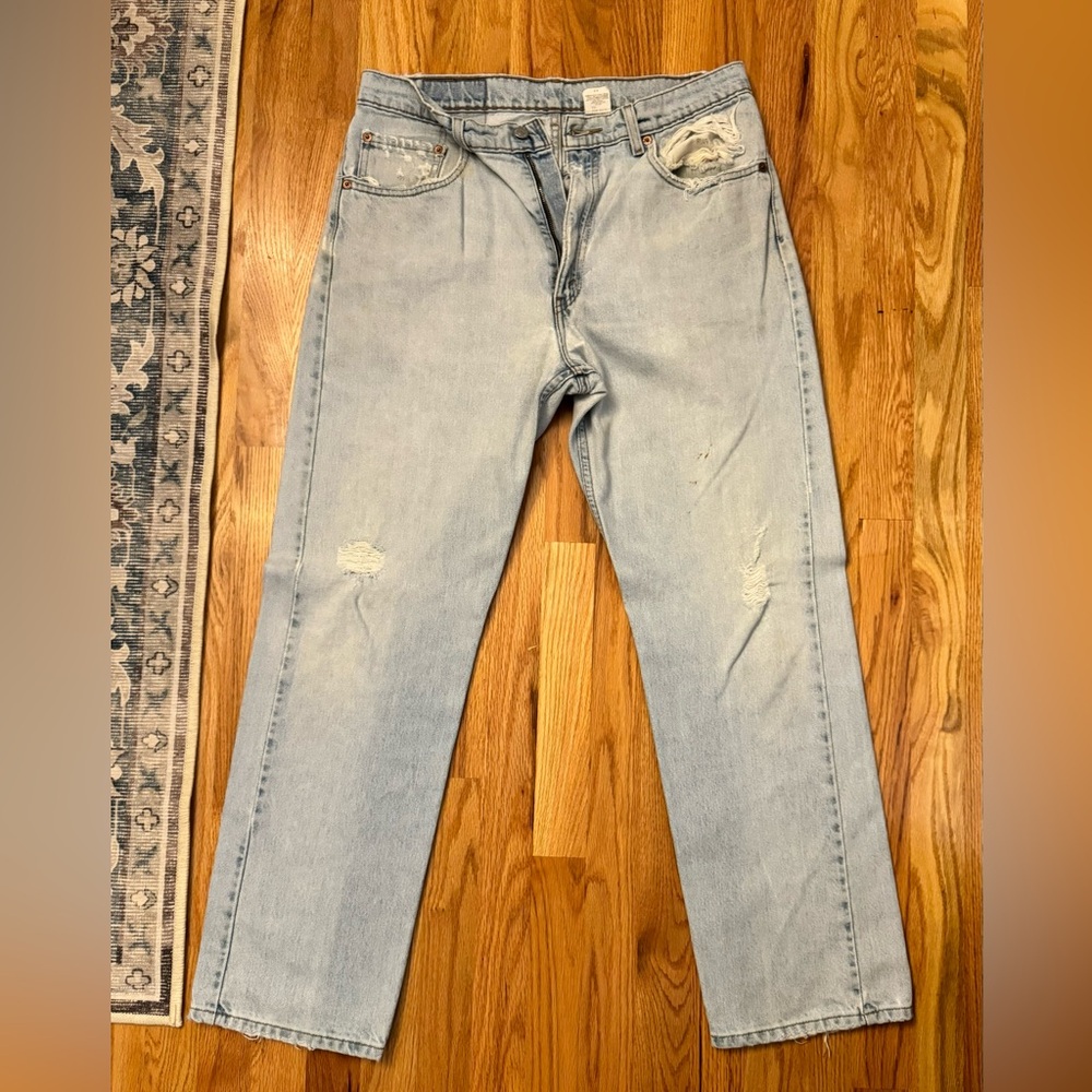 Vintage 1998 Men's Levi’s Light Wash Straight Jeans